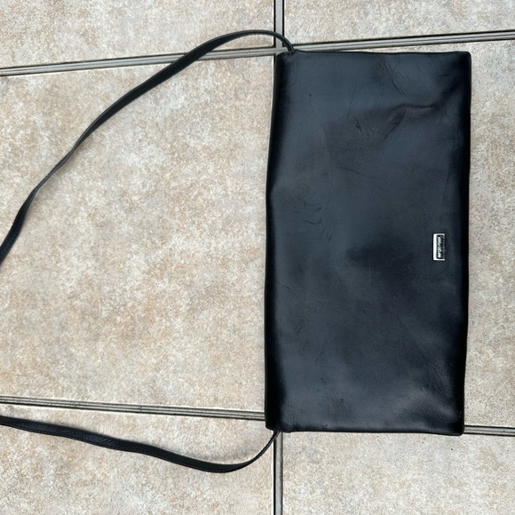 Sergio Rossi Black Leather purse - Picture 5 of 13